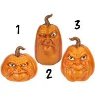 Halloween  tök figura – 3 féle arccal 7 cm