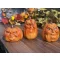 Halloween fura dísztök poly– 3 féle választható arccal 12 cm