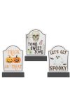 Halloween-i asztali sírkő dekoráció, 3 féle választható minta