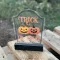 Halloween-i asztali sírkő dekoráció, 3 féle választható minta 20 cm