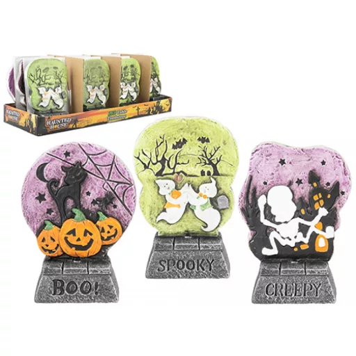 Halloweeni dekor Asztali Sírkövek – 3 féle választható