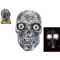   LED-es koponya világító szemekkel, hanggal - hangra aktiválódik