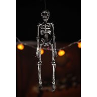 Halloweeni csontváz 60 cm mozgatható testrészekkel, akasztható   Halloweeni csontváz 60 cm mozgatható testrészekkel, akasztható