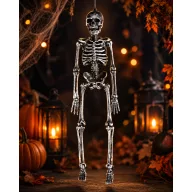   Halloweeni csontváz 60 cm mozgatható testrészekkel, akasztható