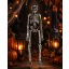 Halloweeni csontváz 60 cm mozgatható testrészekkel, akasztható