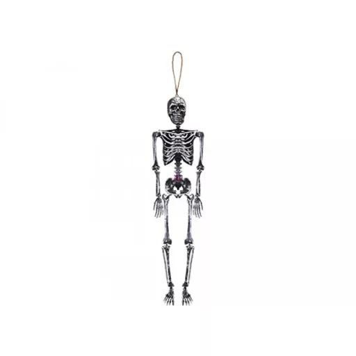 Halloweeni csontváz 60 cm mozgatható testrészekkel, akasztható