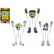 Halloweeni dekoráció szett , leszúrható figura többféle   Halloweeni dekoráció szett , leszúrható figura többféle