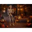 XXL Óriás Halloweeni élthű csontváz 210 cm