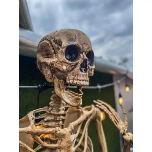 XXL Óriás Halloweeni élthű csontváz 210 cm