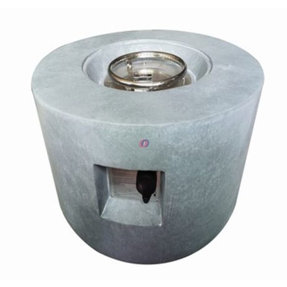Tűzrakó kerek 70xH8cm szürke