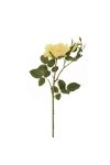 Selyemvirág rózsa 32cm sárga