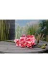 Selyemvirág Orchidea műanyag 77cm fukszia