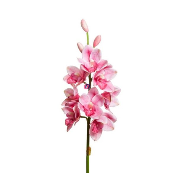 Selyemvirág Orchidea műanyag 77cm fukszia