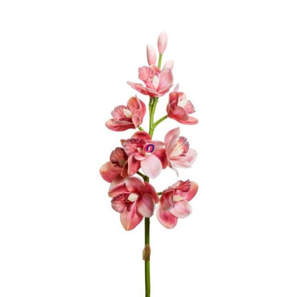 Selyemvirág Orchidea műanyag 77cm mályva