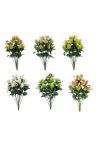 Selyemvirág Protea csokor műanyag 48cm 6féle többszínű