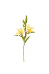 Selyemvirág Liliom műanyag 85cm sárga