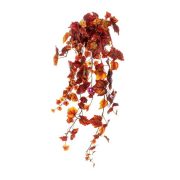 Selyemvirág Szőlőlevél műanyag 96cm narancs