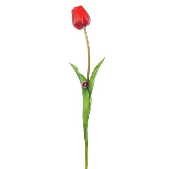 Élethű Gumi Tulipán piros 47 cm