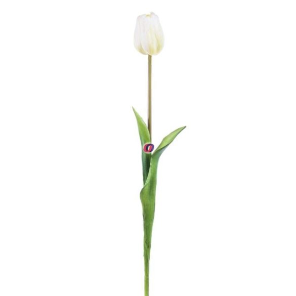 Élethű Gumi Tulipán fehér 47 cm