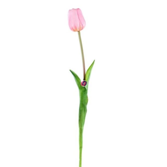 Élethű Gumi Tulipán rózsaszín 47 cm