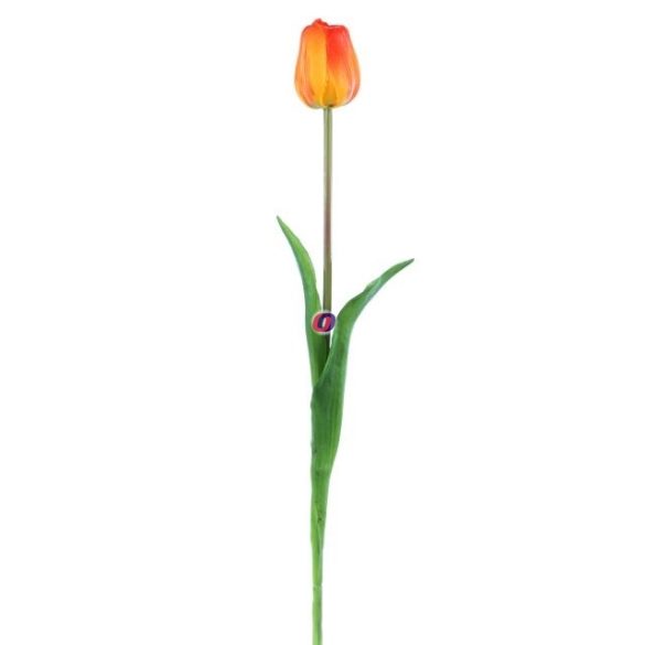 Élethű Gumi Tulipán narancssárga 47 cm