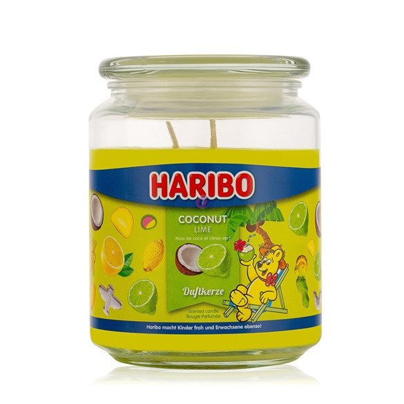 Illatgyertya Haribo Coconut Lime (kókusz) 510g