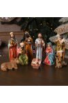 Betlehemi jelenet figura szett 9 db-os szett dobozban Traditional