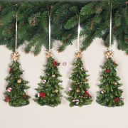 Prémium karácsonyfa akasztós 11 cm poly