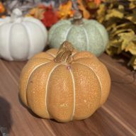   XL Kézzel festett őszi tök dekor 20 cm 3 féle választható szín