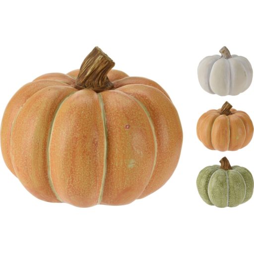 XL Kézzel festett őszi tök dekor 20 cm 3 féle választható szín