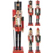   Fa Diótörő – 50 cm – 4 Tradicionális Színű Design király / katona