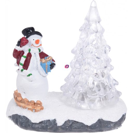 Led-es karácsonyi figura akril 9 cm 3 féle választható kivitelben