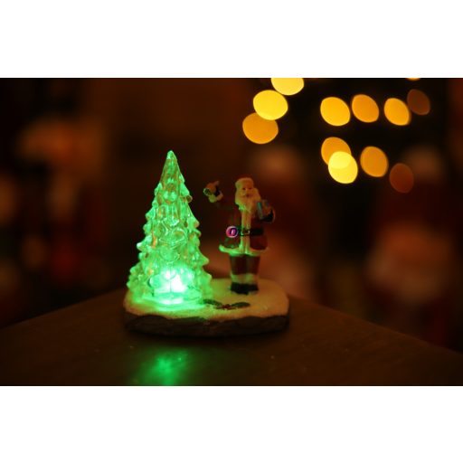 Led-es karácsonyi figura akril 9 cm 3 féle választható kivitelben