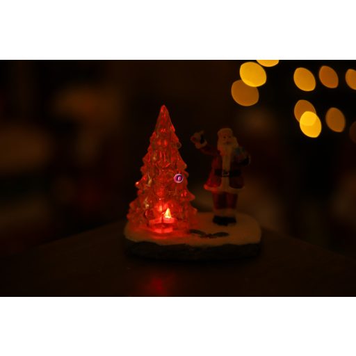Led-es karácsonyi figura akril 9 cm 3 féle választható kivitelben