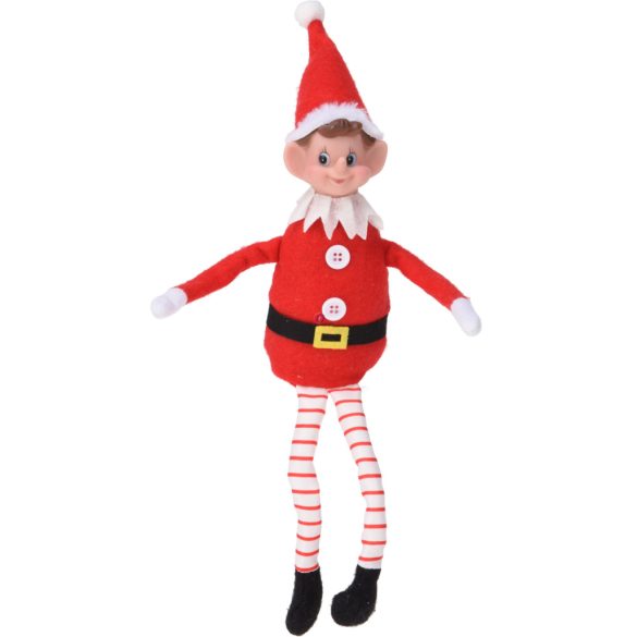 Karácsonyi elf manó textil 35 cm Elf on the Shelf