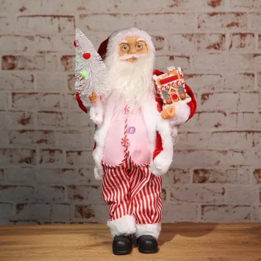 Prémium skarácsonyi szakács Mikulás figura 45 cm 3 féle választható