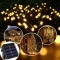 Hibrid Jégcsap fényfüzér 480 LED-es melegfehér, Usb-vel tölthető, napelemes fényfüzér távirányítóval 7,8 m