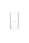 Üveghenger gyertyához üveg 23x7 cm átlátszó