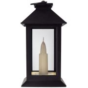 Entac Ledes Lámpás 17 cm LED világtással, elemes fekete