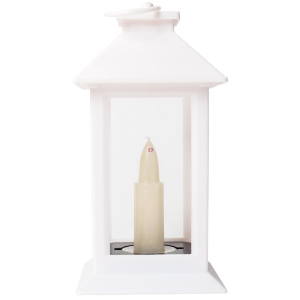 Entac Ledes Lámpás 17 cm LED világtással, elemes fehér