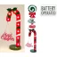 Világító Candy Cane cukorbot 47 cm