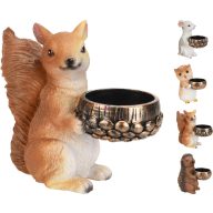 Állatfigurák. mécseltartóval – 4 Féle Változat 11 cm Állatfigurák. mécseltartóval – 4 Féle Változat 11 cm