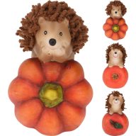 Őszi figura süni tökkel 10 cm, 3 f. választható kivitel Őszi figura süni tökkel 10 cm, 3 f. választható kivitel
