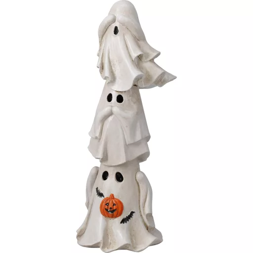 Halloweeni szellemtorony dekoráció, 25,5 cm poly