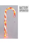 XL Candy Cane Világító cukorbot dekoráció 75 cm LED-es