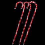   XXL Candy Cane Világító cukorbot dekoráció 120 cm LED-es