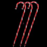   XXL Candy Cane Világító cukorbot dekoráció 120 cm LED-es