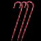 XXL Candy Cane Világító cukorbot dekoráció 120 cm LED-es