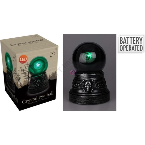 Halloween LED Kristálygömb – Mozgásérzékelős Hanghatással