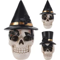   Prémium halloweeni koponya kalapban 14 cm 2 féle választható